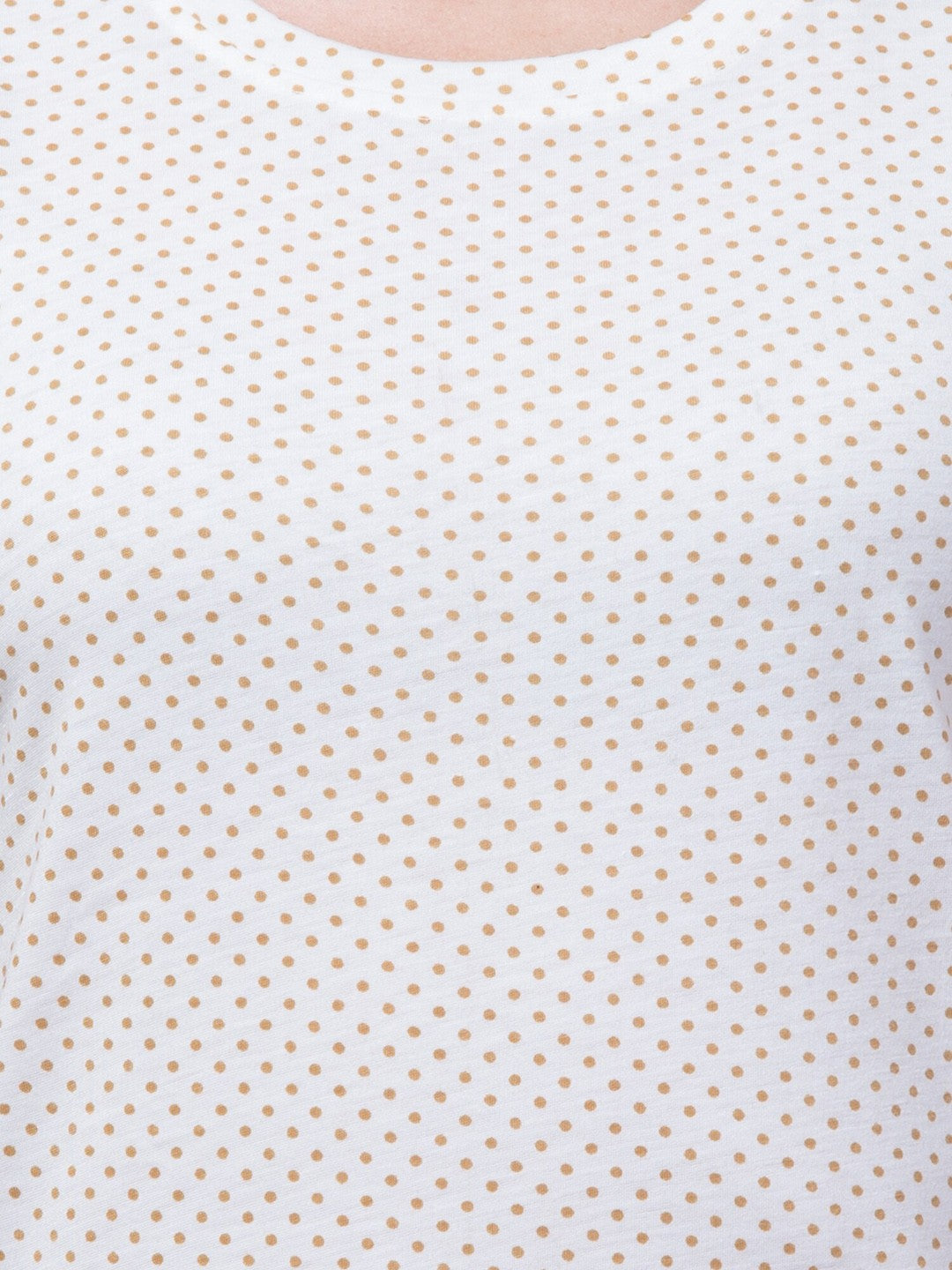 Off White polka dot printed T-shirt