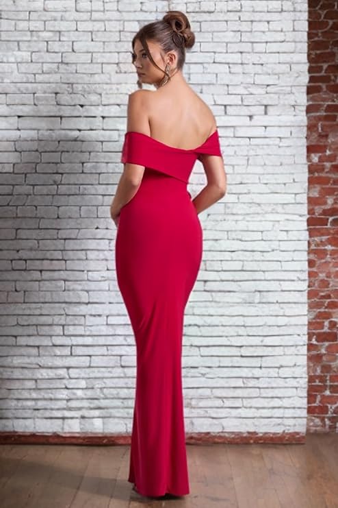 Crimson Curve Bodycon Dress