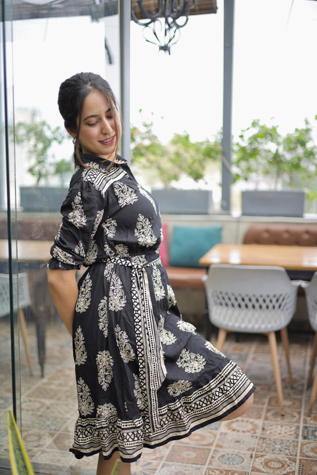 Radiant Rayon Casual Chic Dress