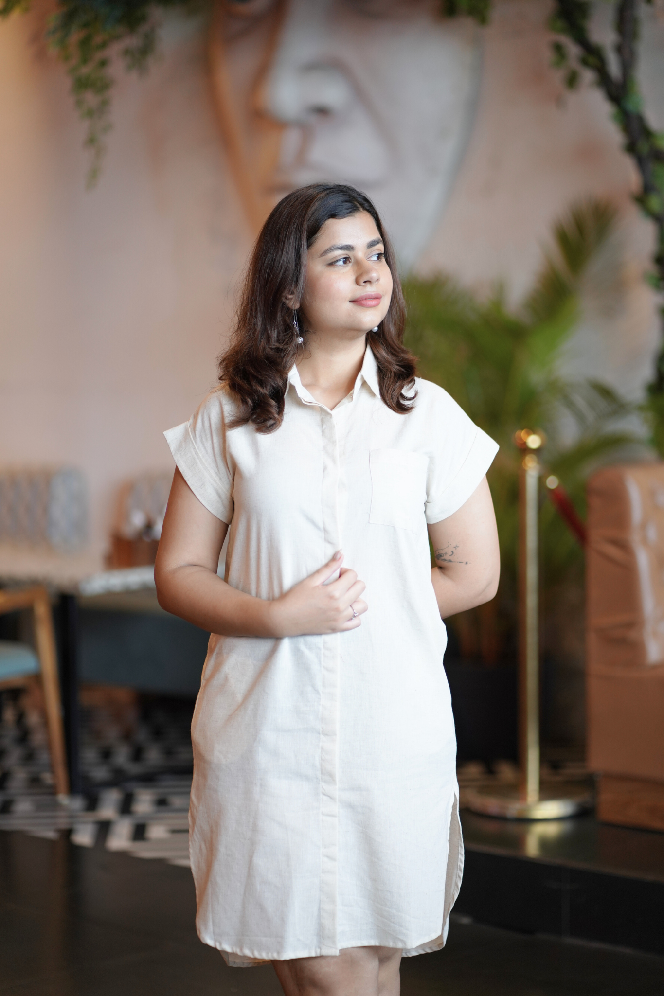 Breezy Linen Shirt Dress