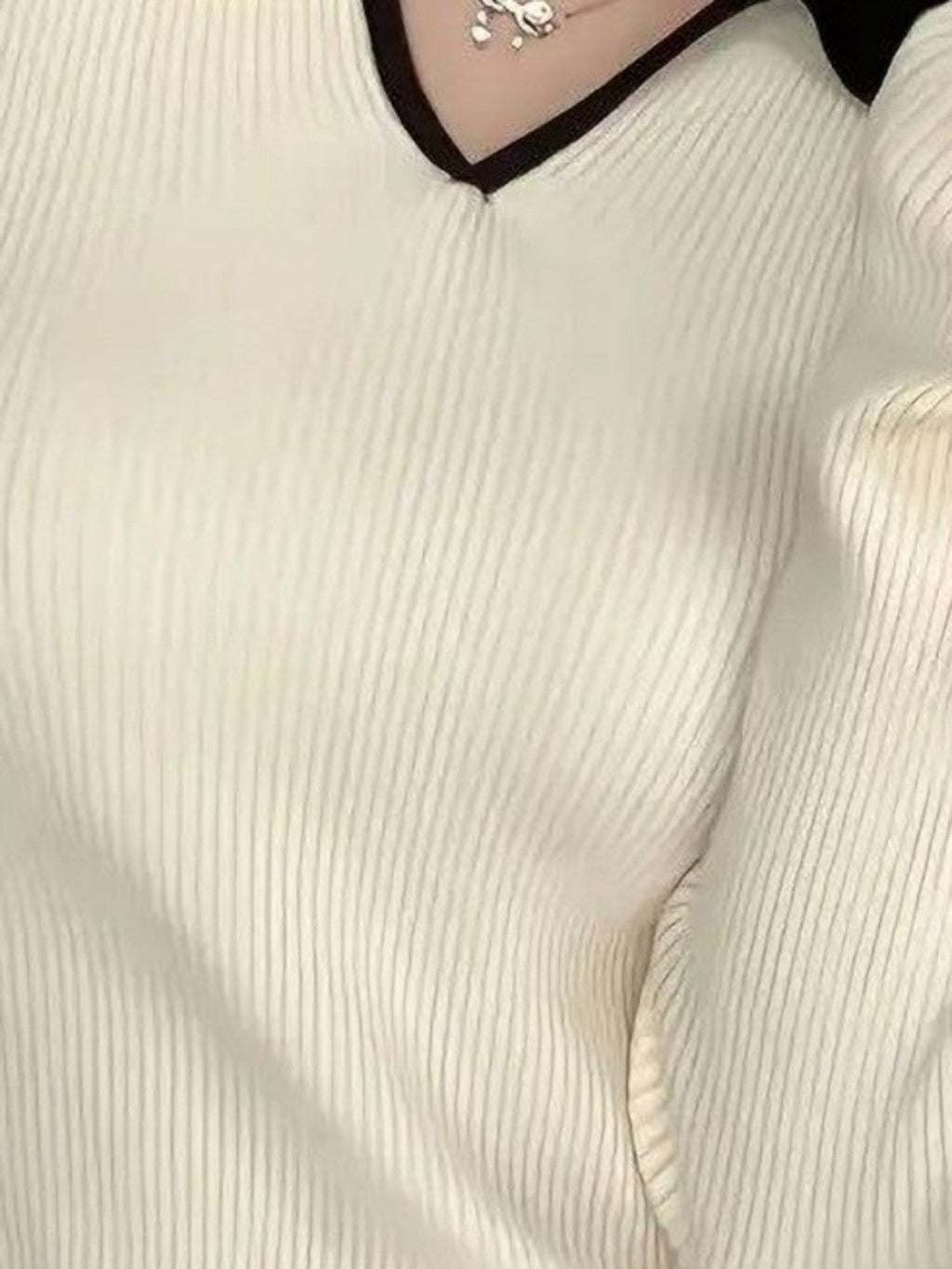 Classic Glow V-Neck Top
