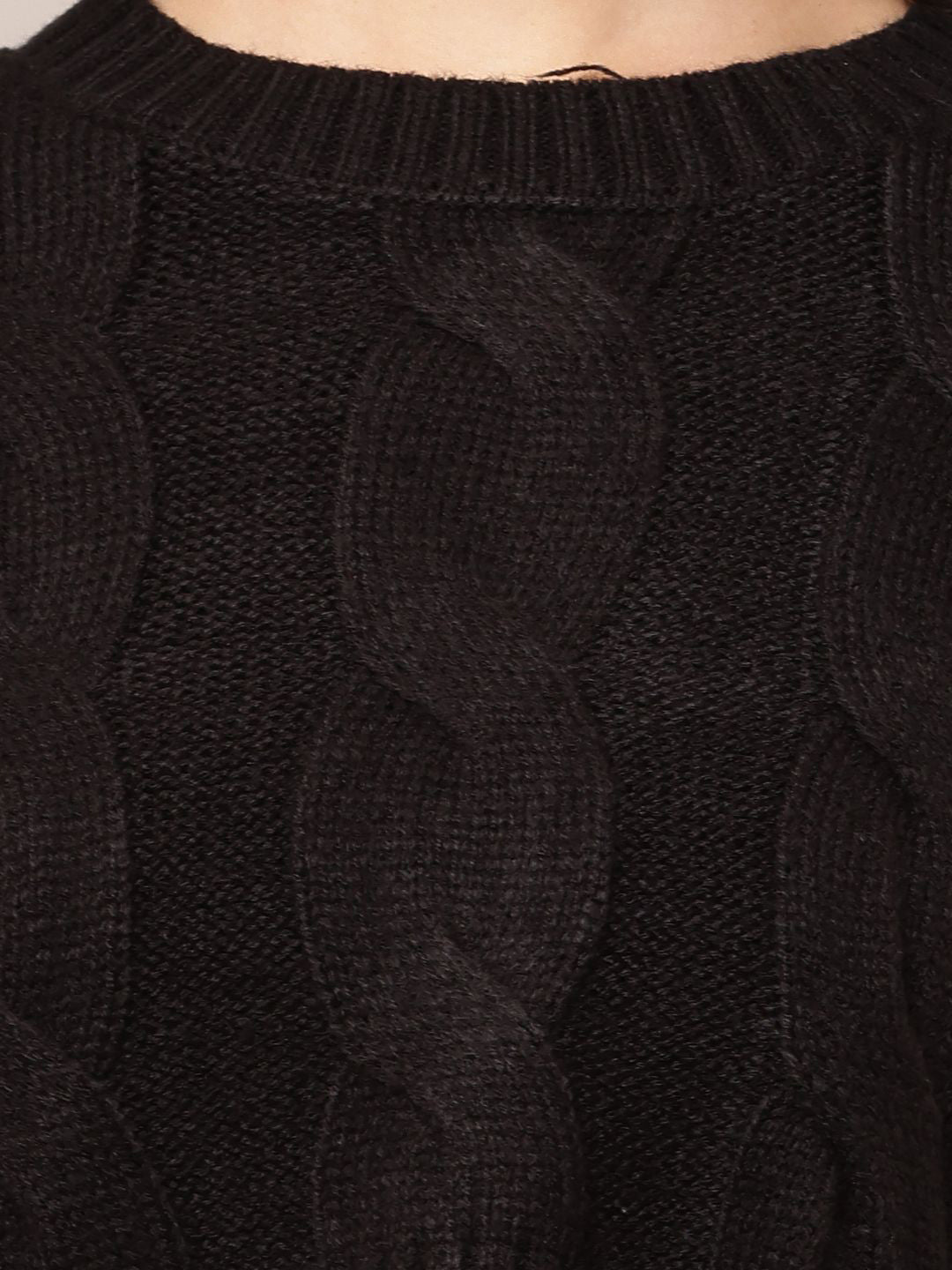 Midnight Cozy Round Neck Pullover