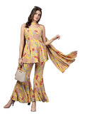 Stylish Indo-Western Sharara and Dupatta Set