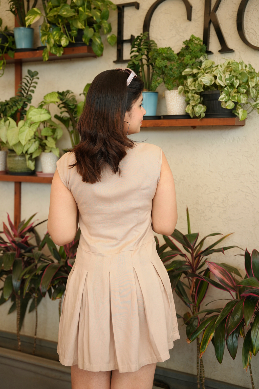 Elegant Muse Sleeveless Mini Dress