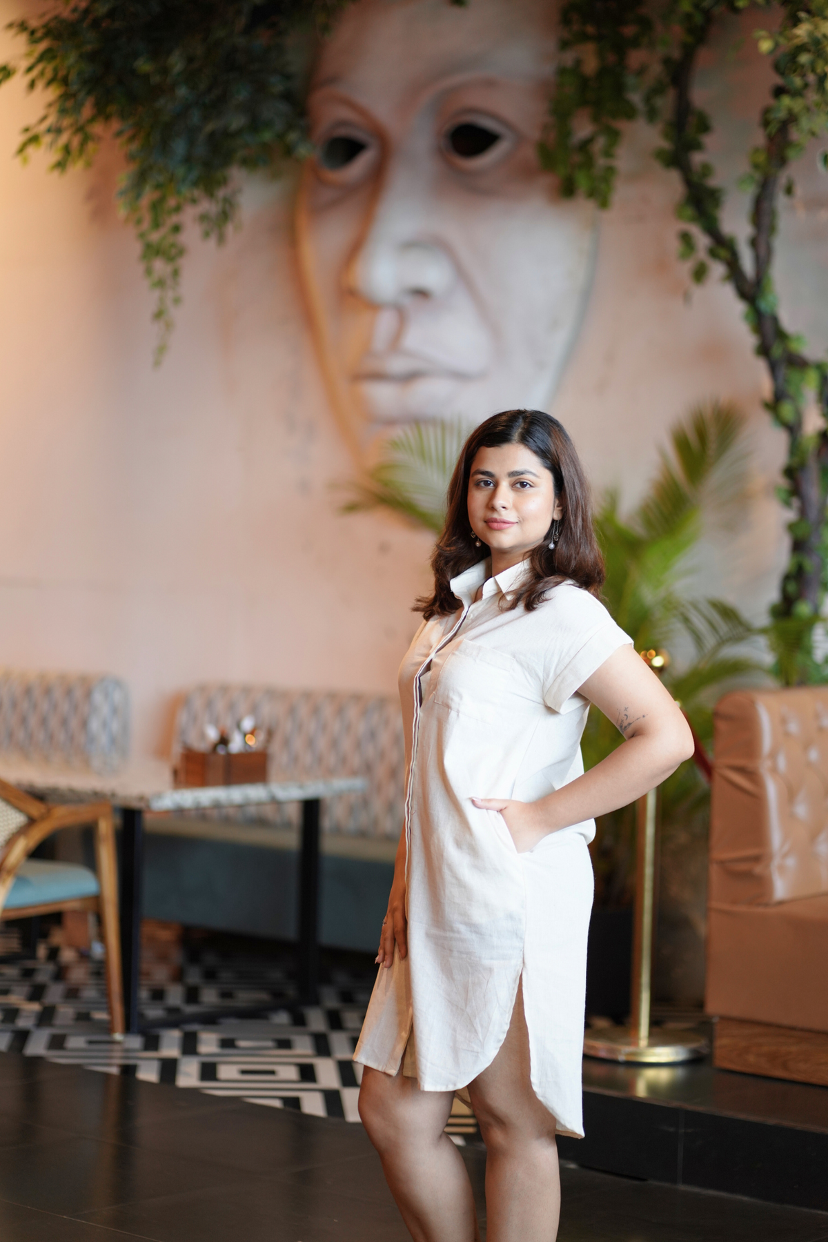 Breezy Linen Shirt Dress