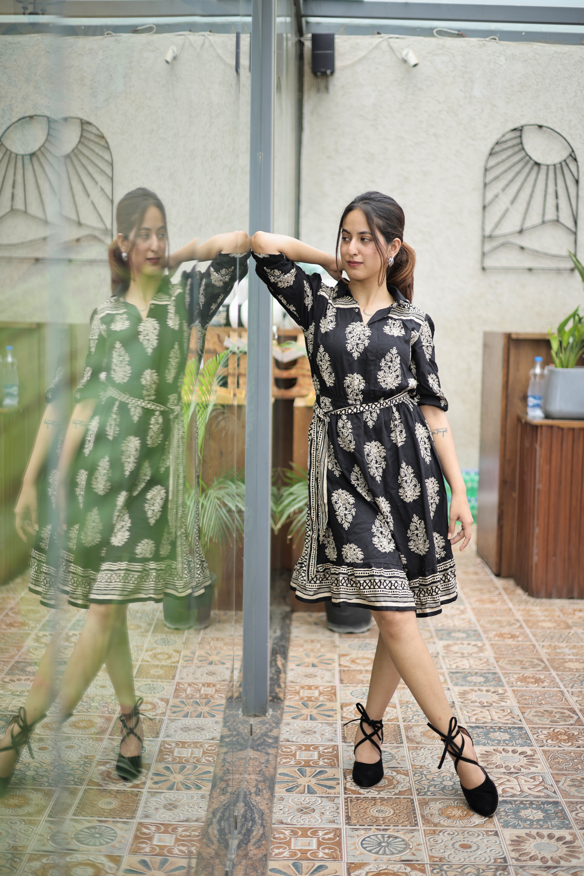 Radiant Rayon Casual Chic Dress