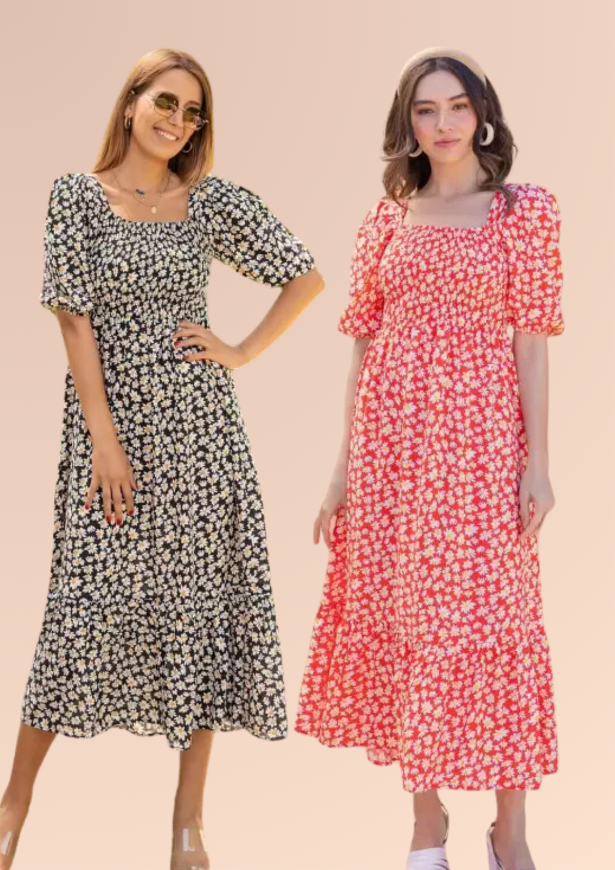 Classy Printed Maxi Dress Combo 3