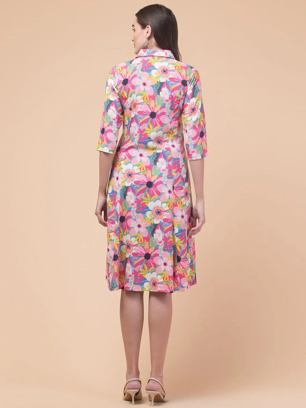 Classic Rayon Shirt Dress