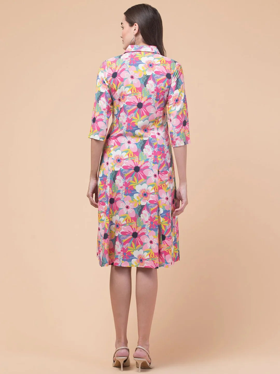 Classic Rayon Shirt Dress