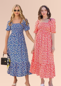 Classy Printed Maxi Dress Combo 5