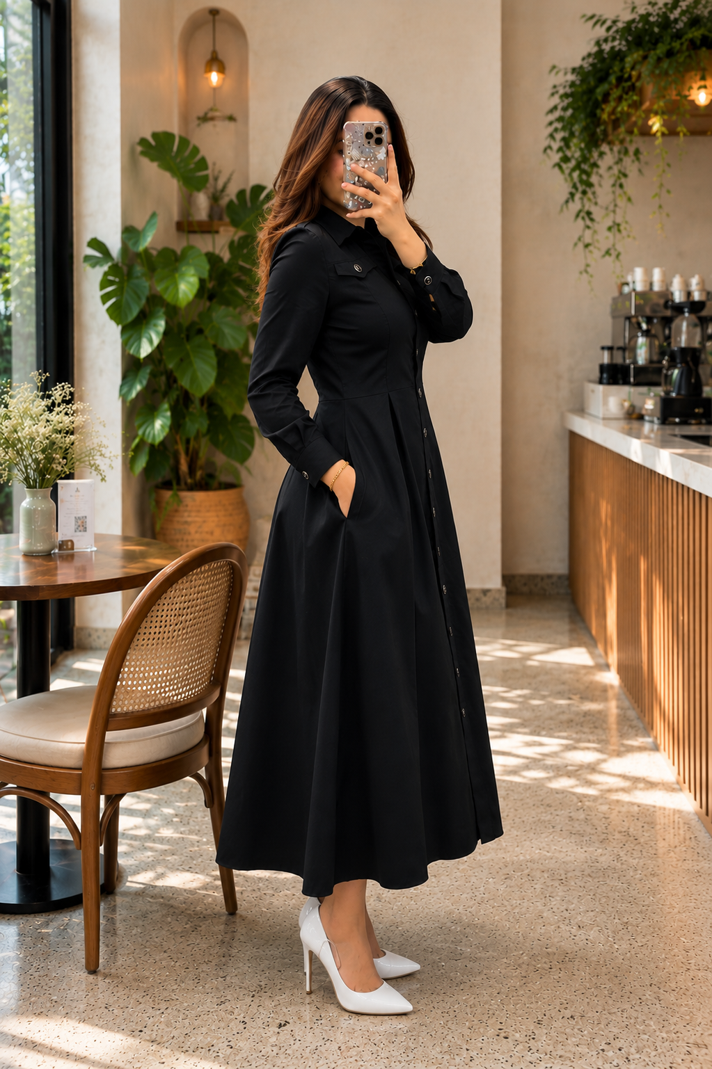 Black Women’s Soft Rayon Dress