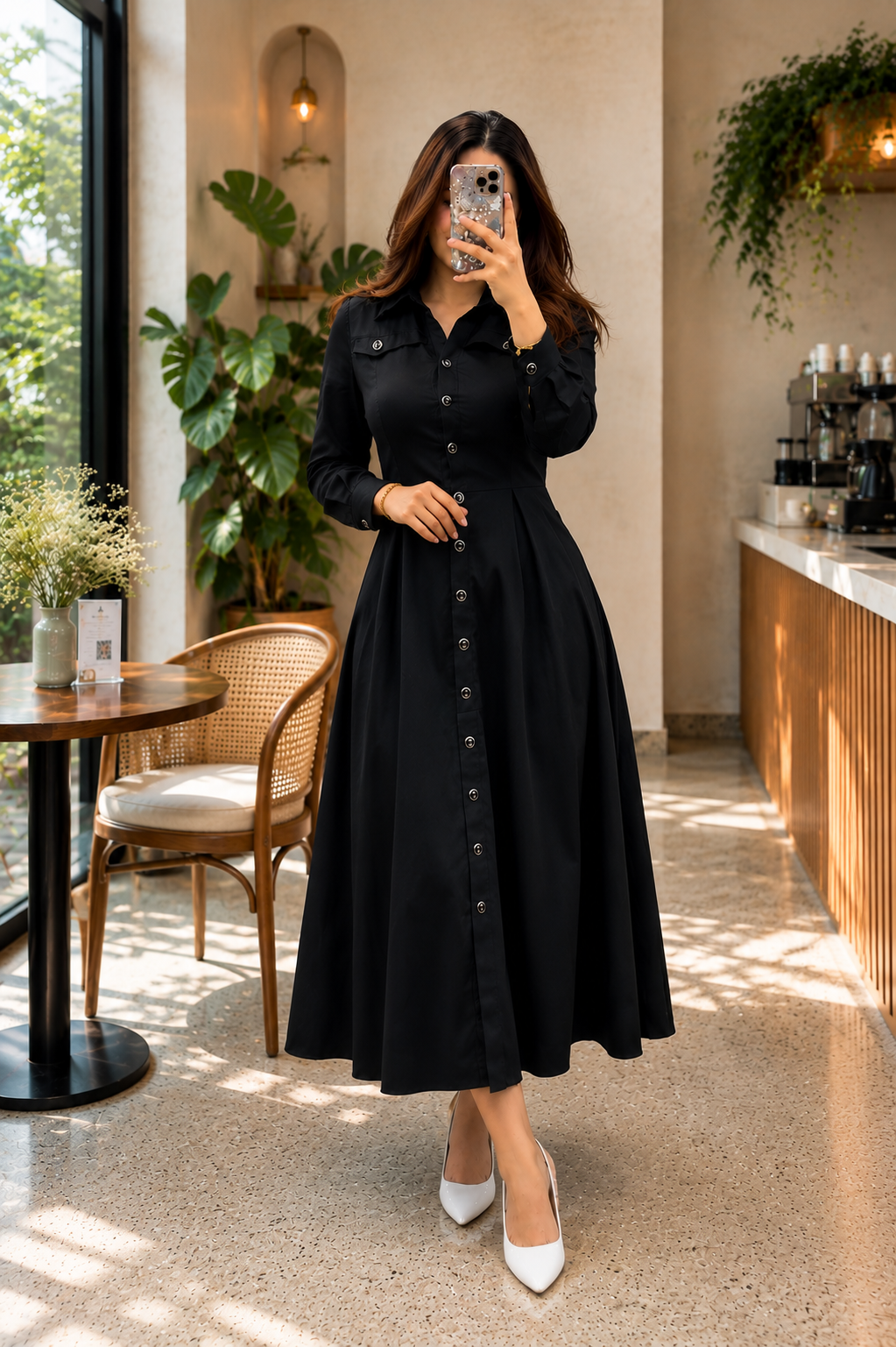Black Women’s Soft Rayon Dress