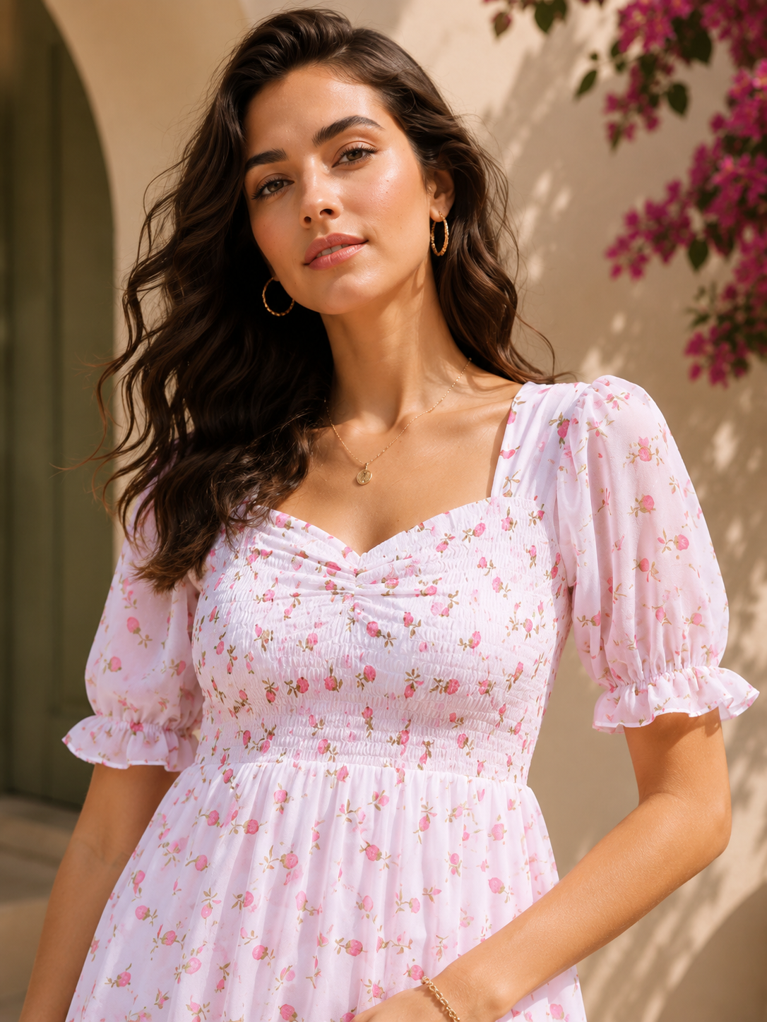 Blossom Whisper Floral Maxi Dress