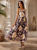 Breezy Straps Fit & Flare Dress