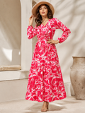 Pink Serenity Full-Sleeve Maxi Dress