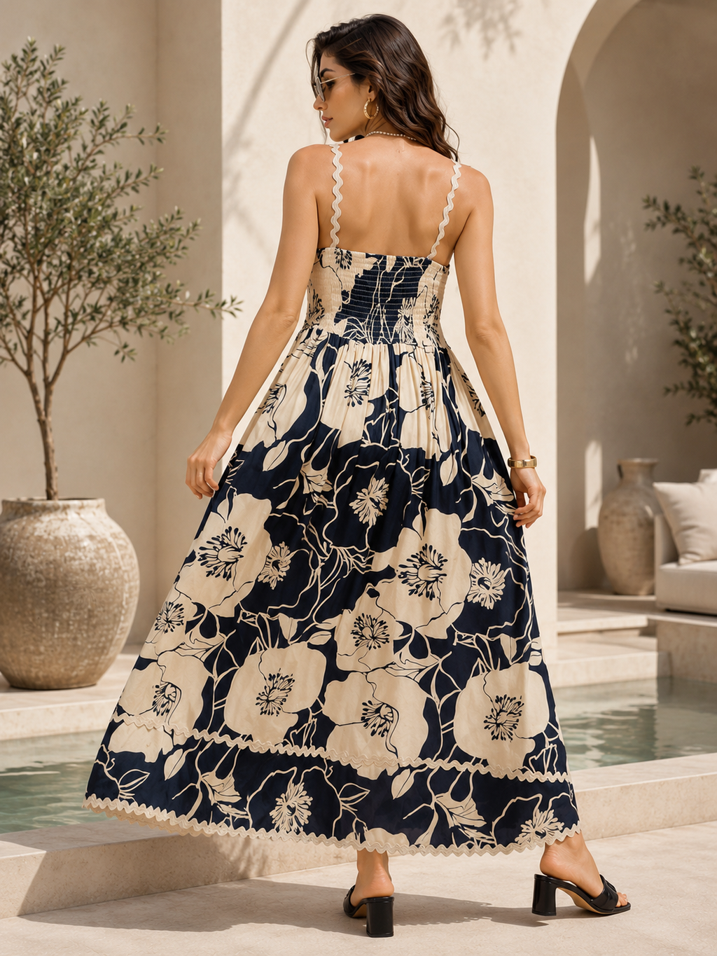 Strappy Charm Fit & Flare Dress