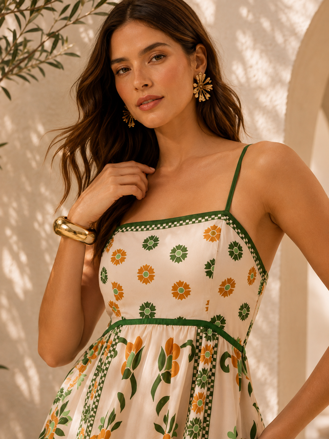 Meadow Bloom Floral Maxi Dress
