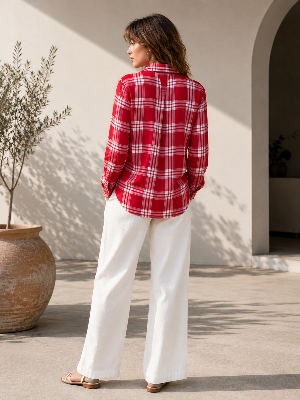 Classic Tartan Check Pattern Shirt