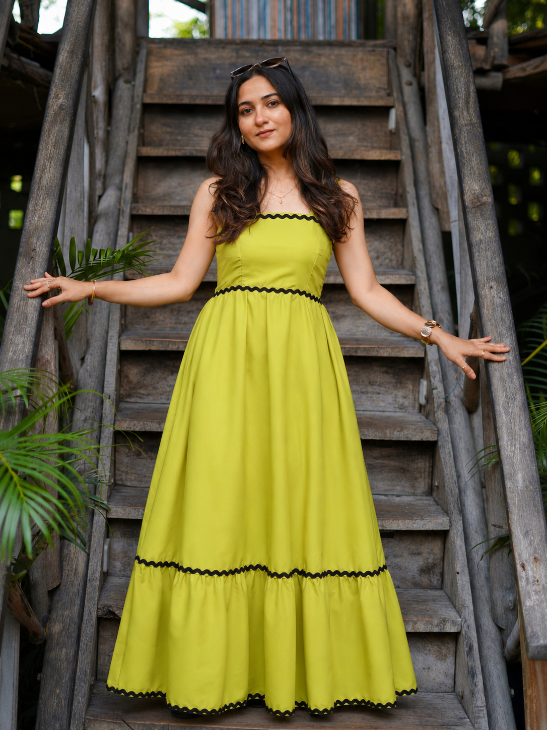 Meadow Mist Strappy Maxi Dress