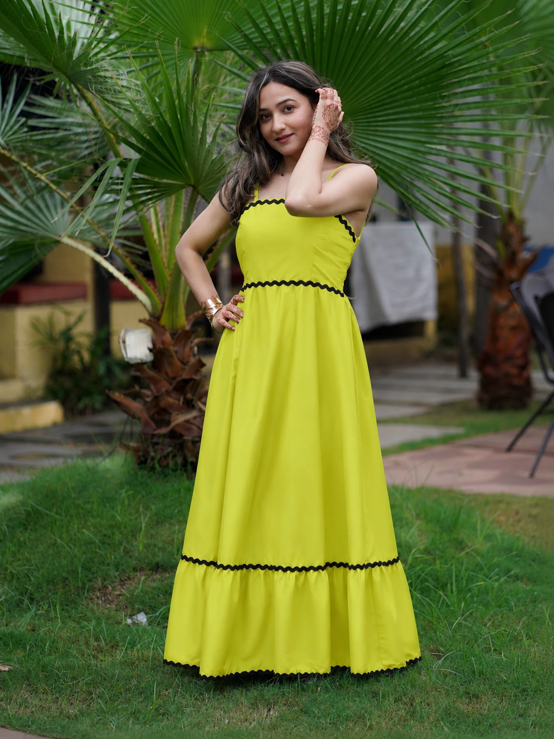 Meadow Mist Strappy Maxi Dress