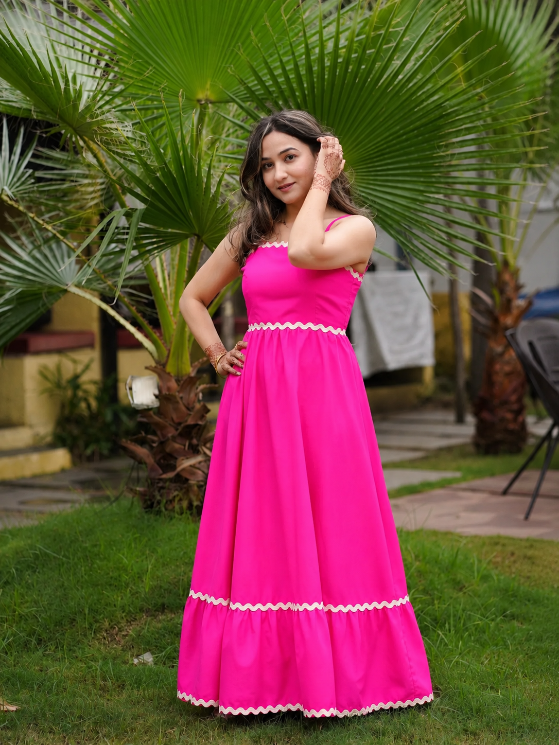 Meadow Mist Strappy Maxi Dress