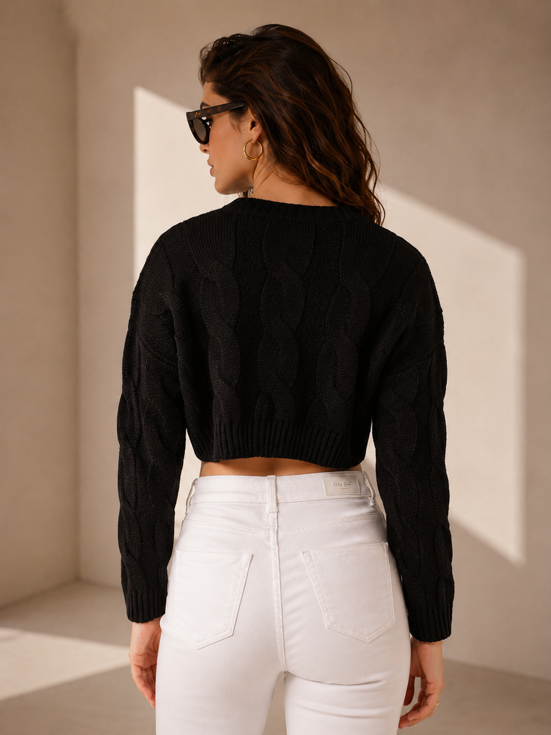 Midnight Cozy Round Neck Pullover