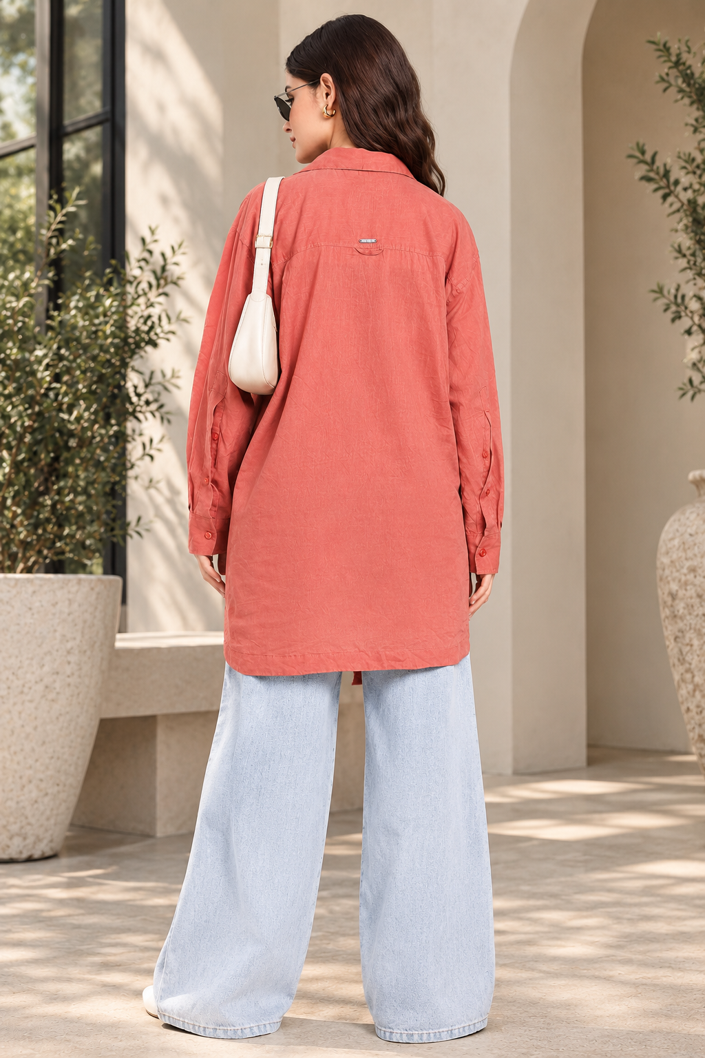 Rust Classic Spread Collar Shirt