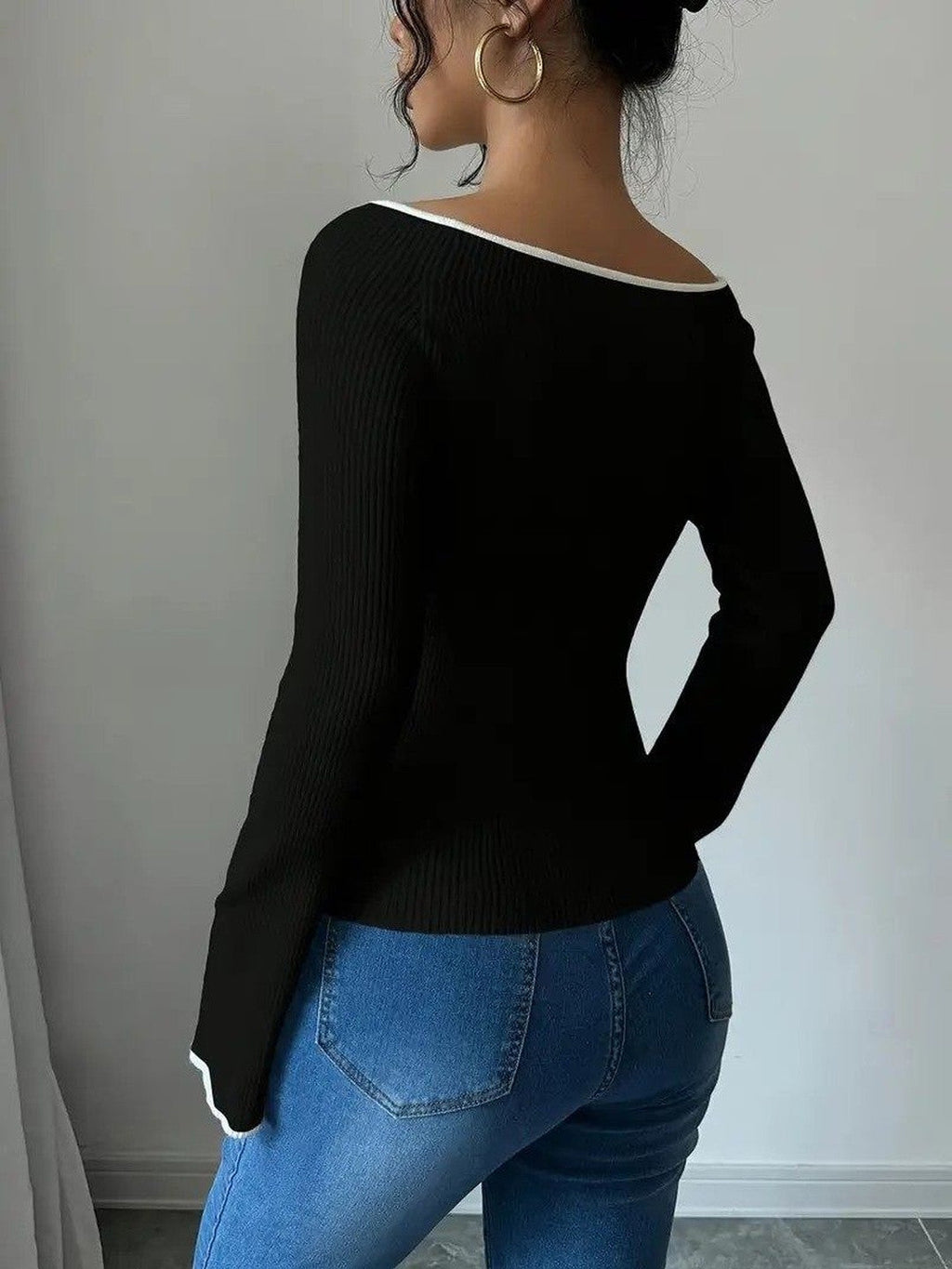 Midnight Muse Boat Neck Top