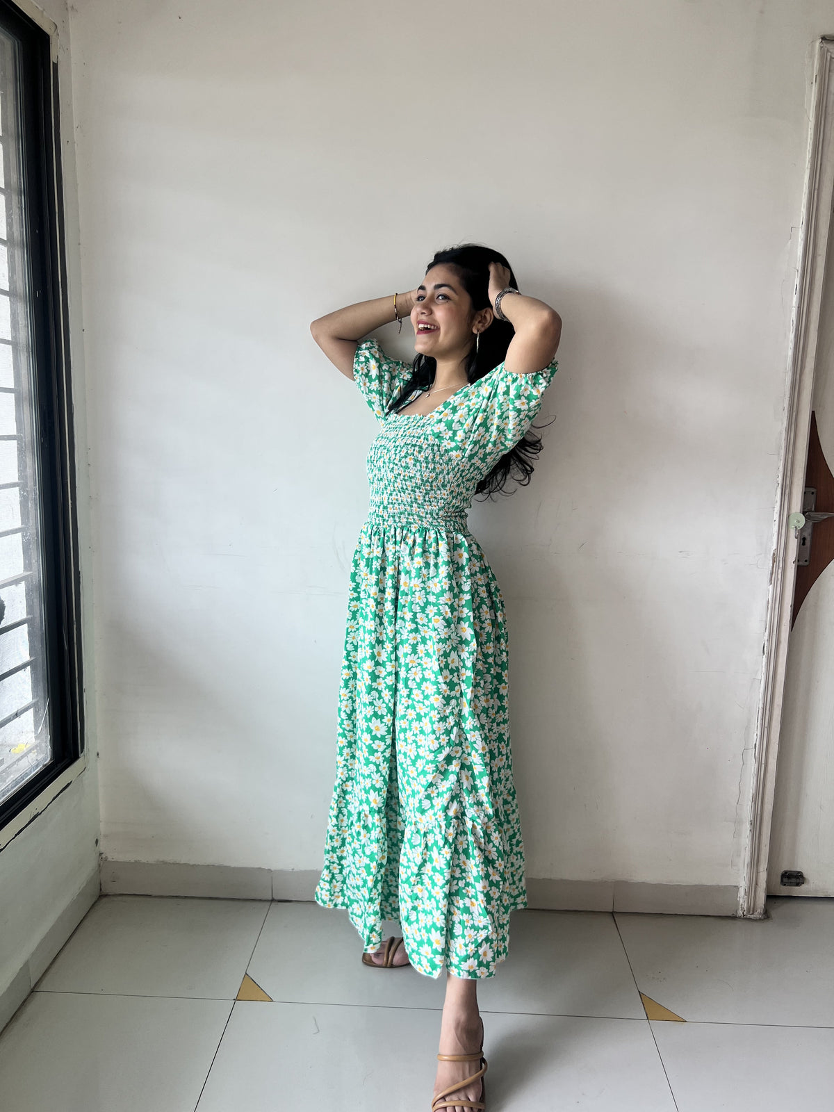 Radiant Printed Maxi Dress