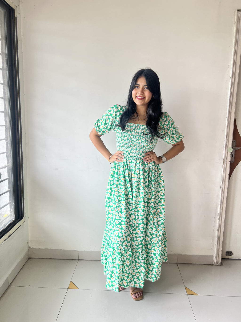 Radiant Printed Maxi Dress