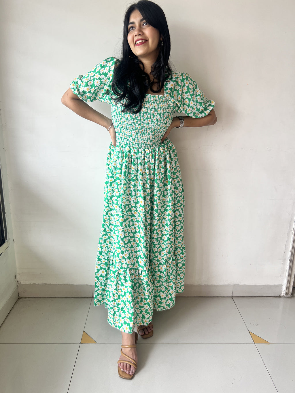 Radiant Printed Maxi Dress