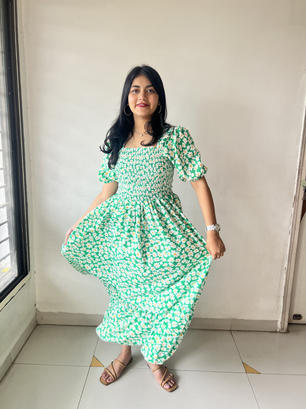 Radiant Printed Maxi Dress