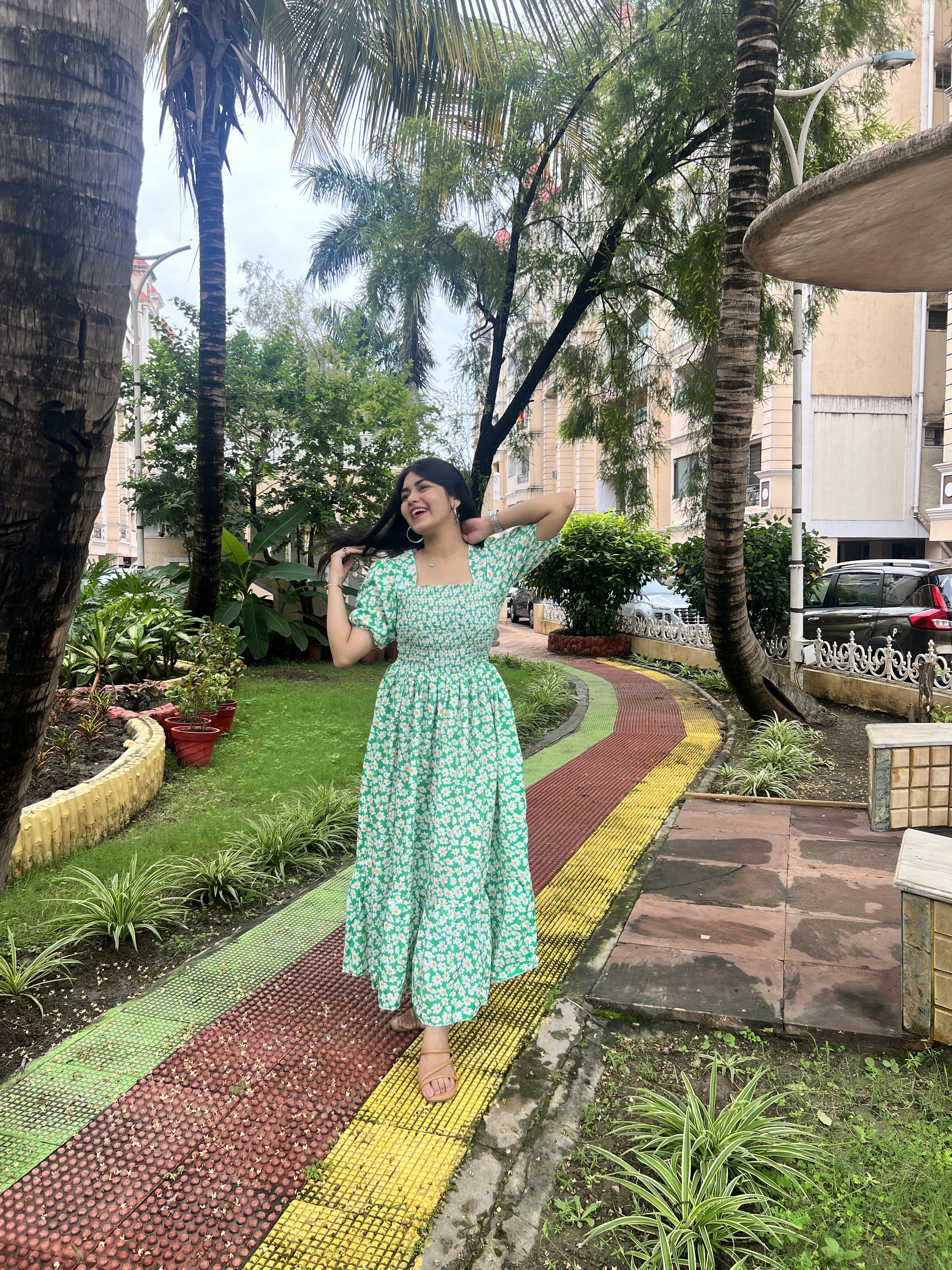 Radiant Printed Maxi Dress