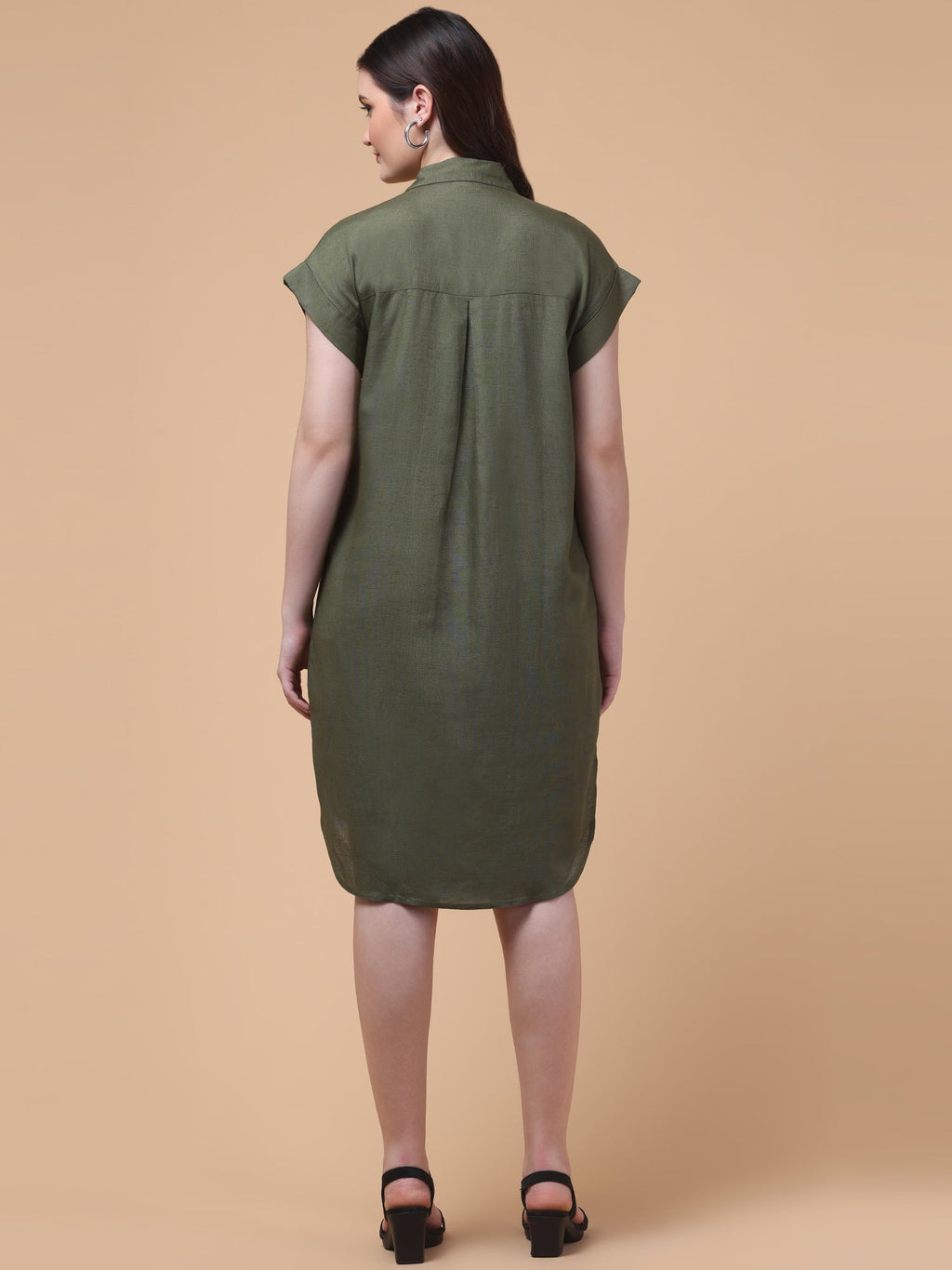Breezy Linen Shirt Dress