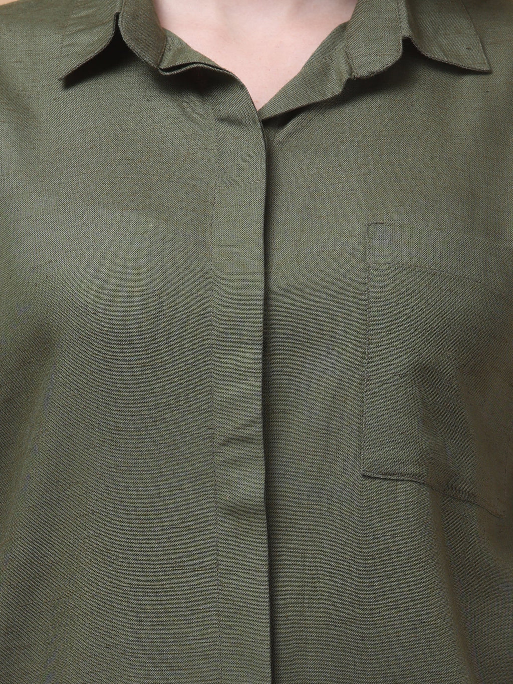 Breezy Linen Shirt Dress