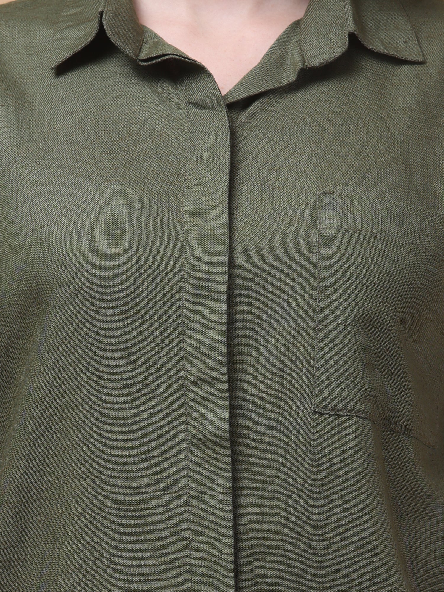 Breezy Linen Shirt Dress