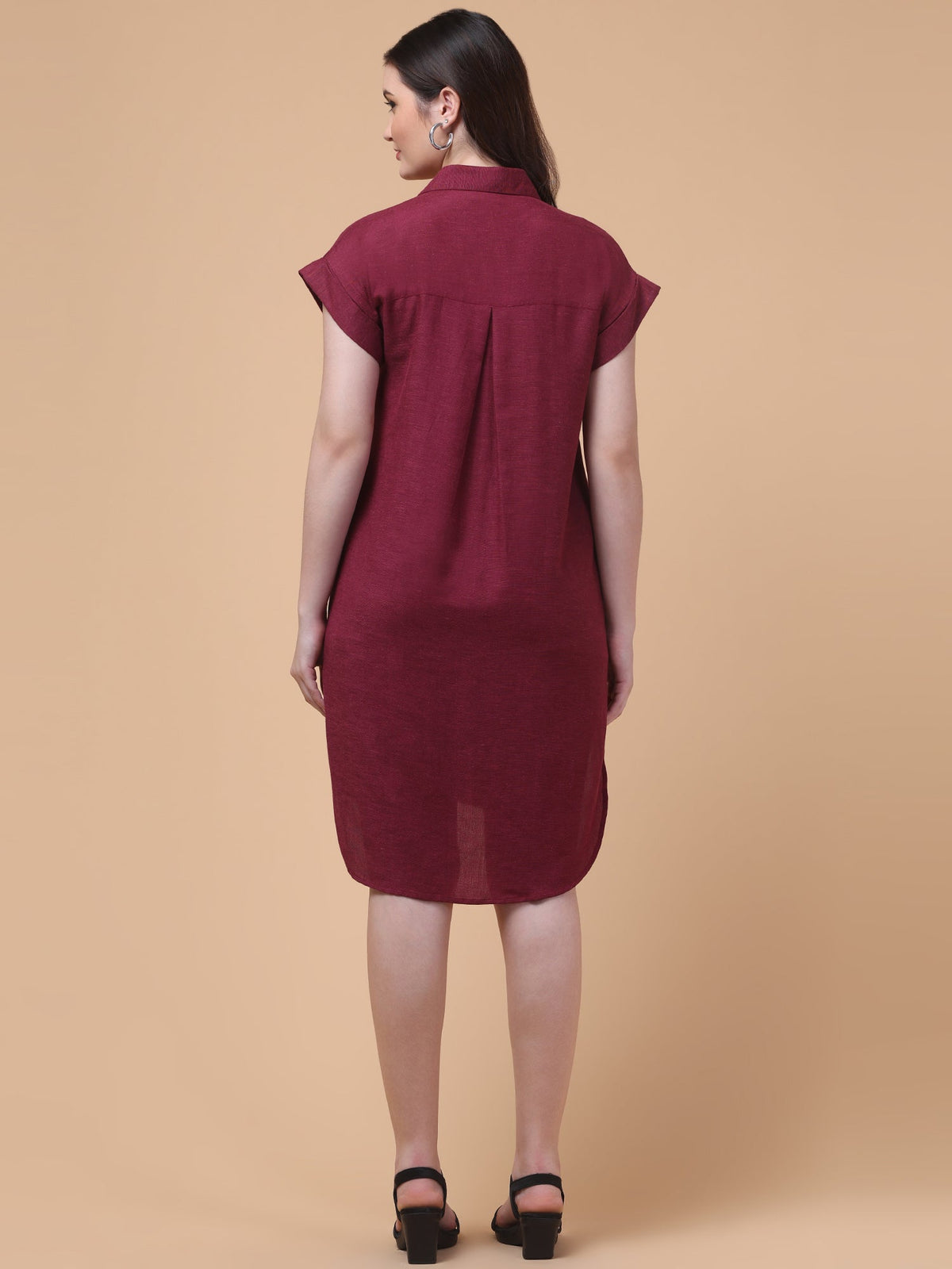 Breezy Linen Shirt Dress