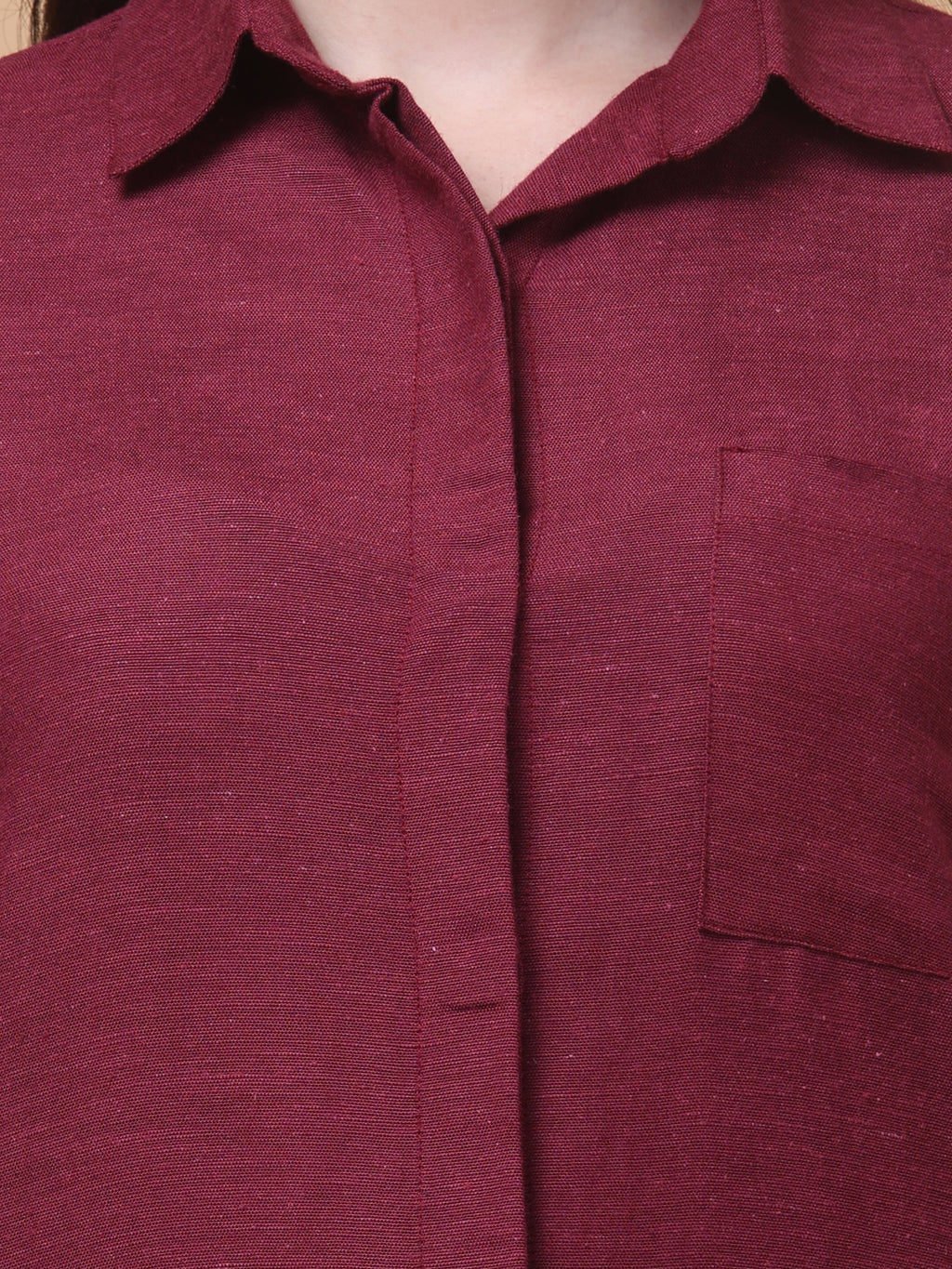 Breezy Linen Shirt Dress