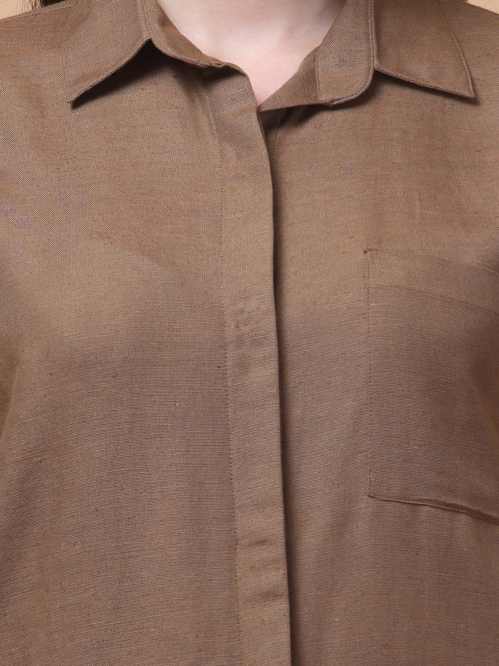 Breezy Linen Shirt Dress