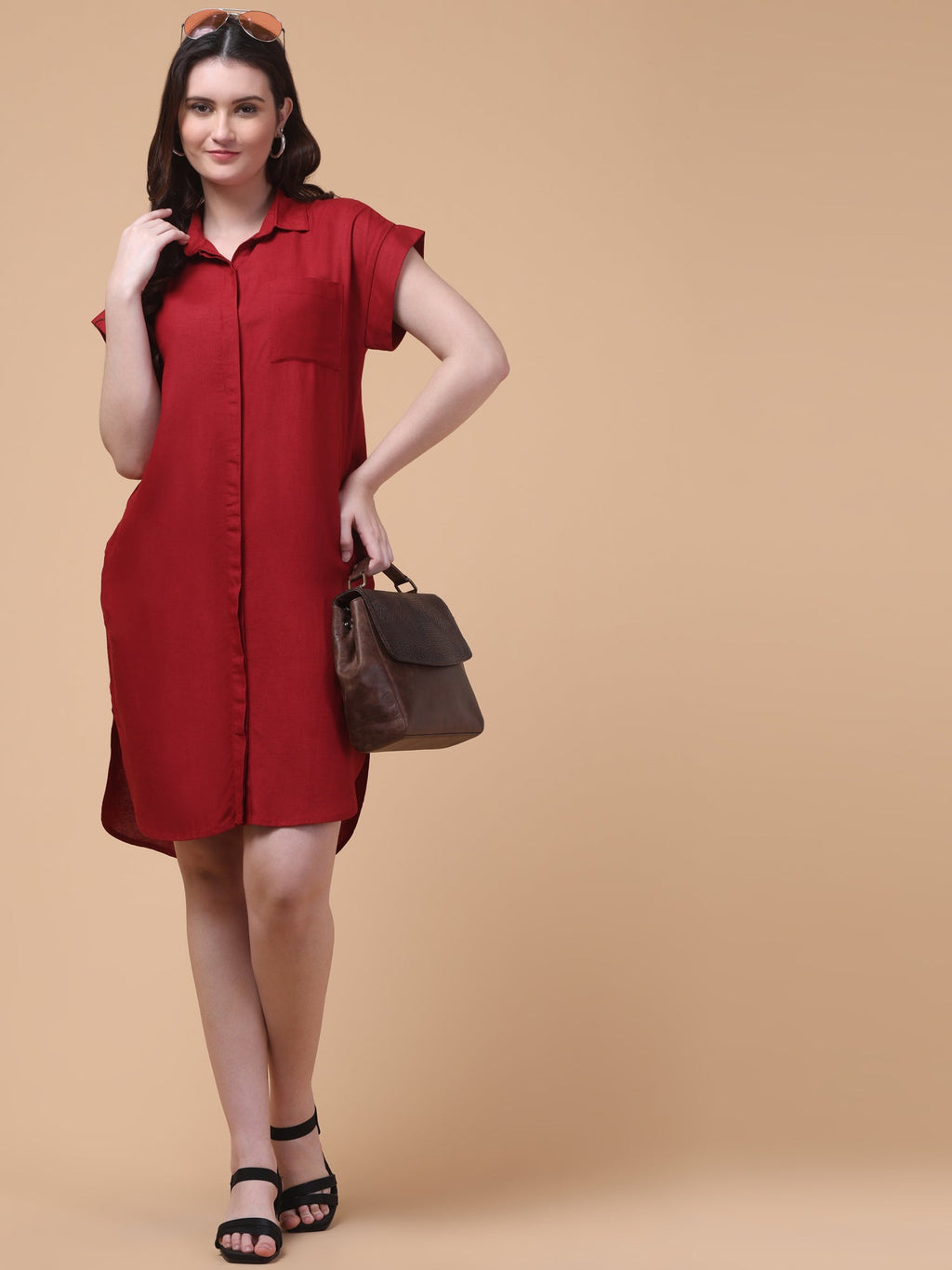 Breezy Linen Shirt Dress