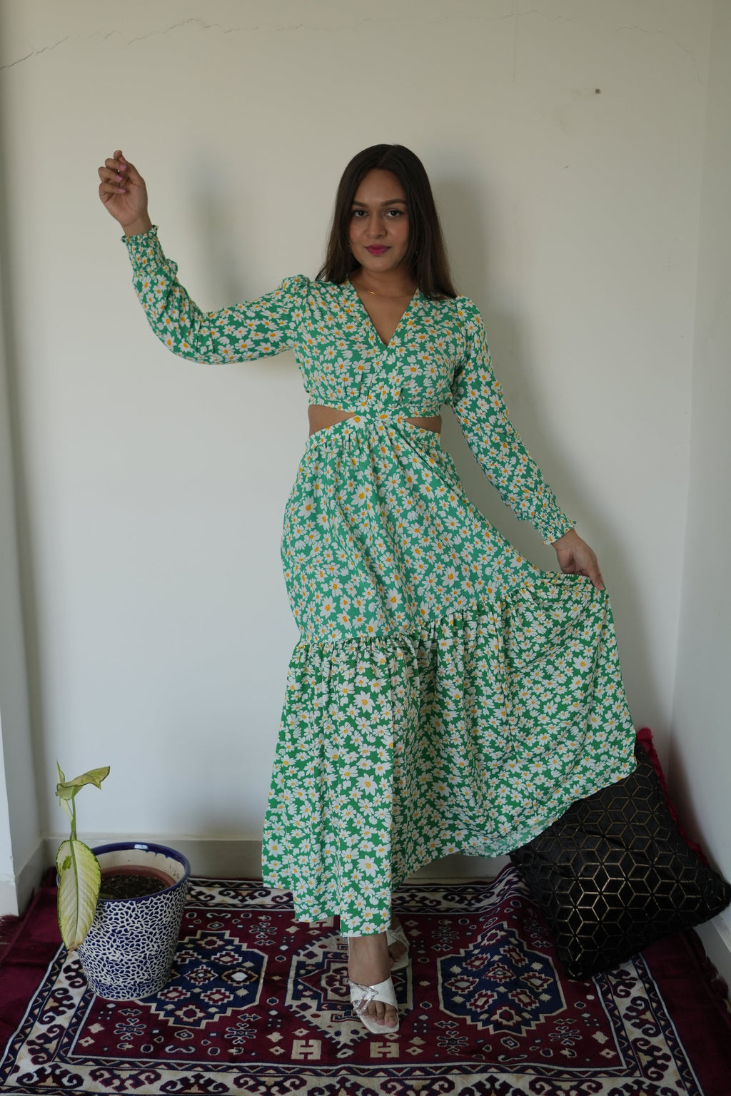 Floral Elegance Maxi Dress