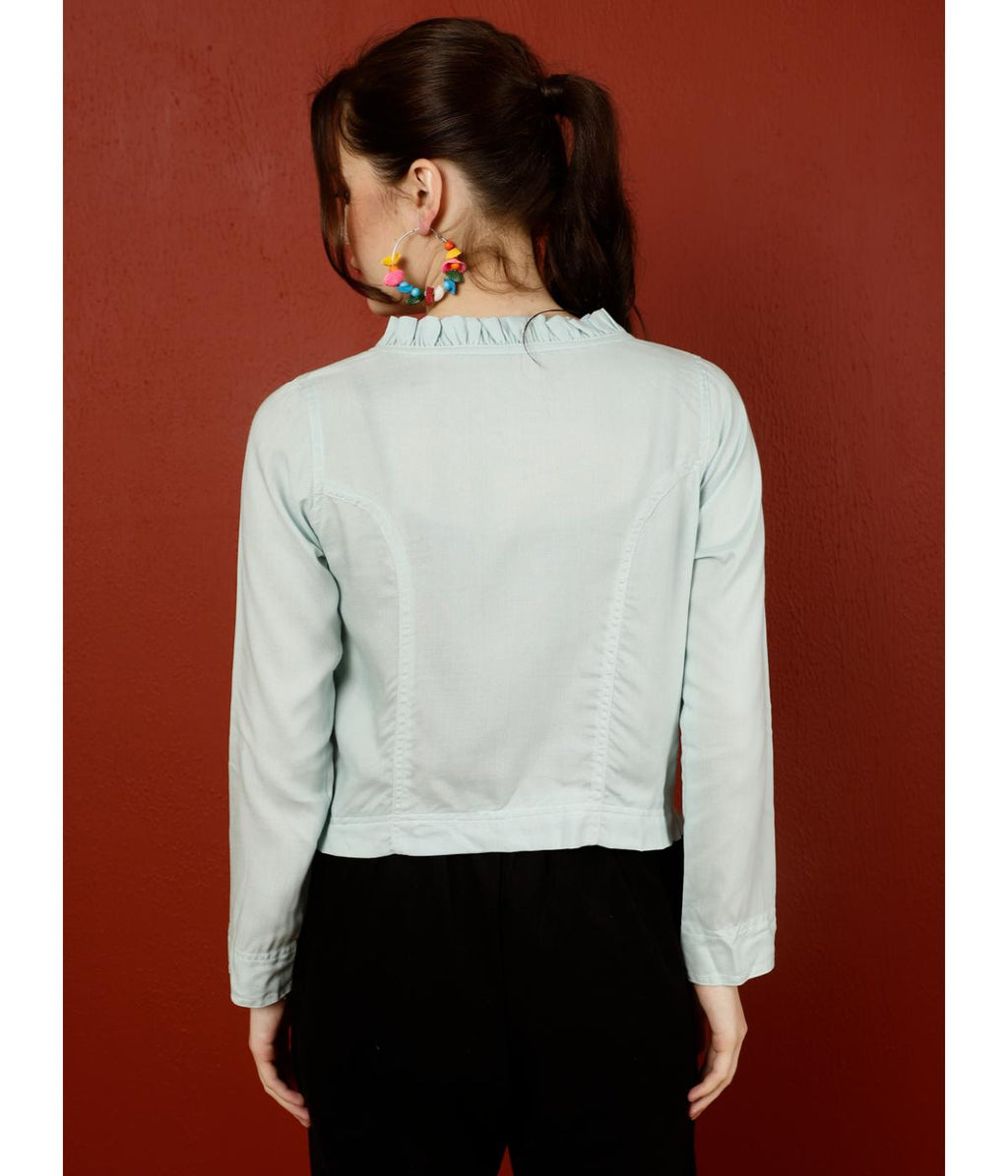 Serene Front Open Shrug Top