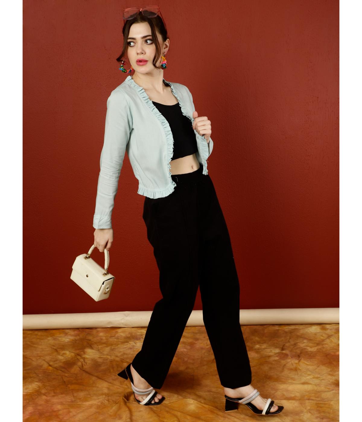 Serene Front Open Shrug Top