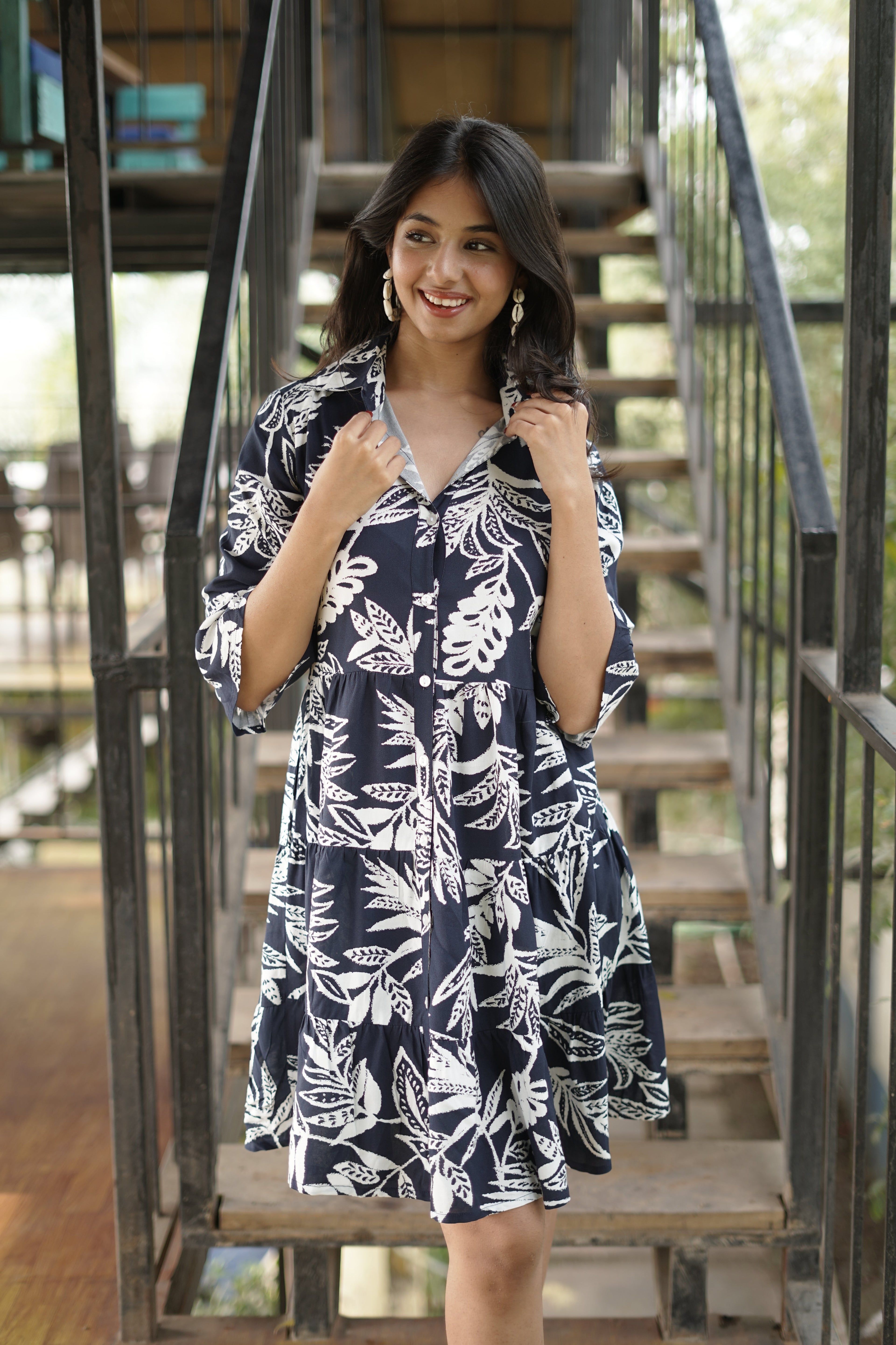 Timeless Navy Blue Dress