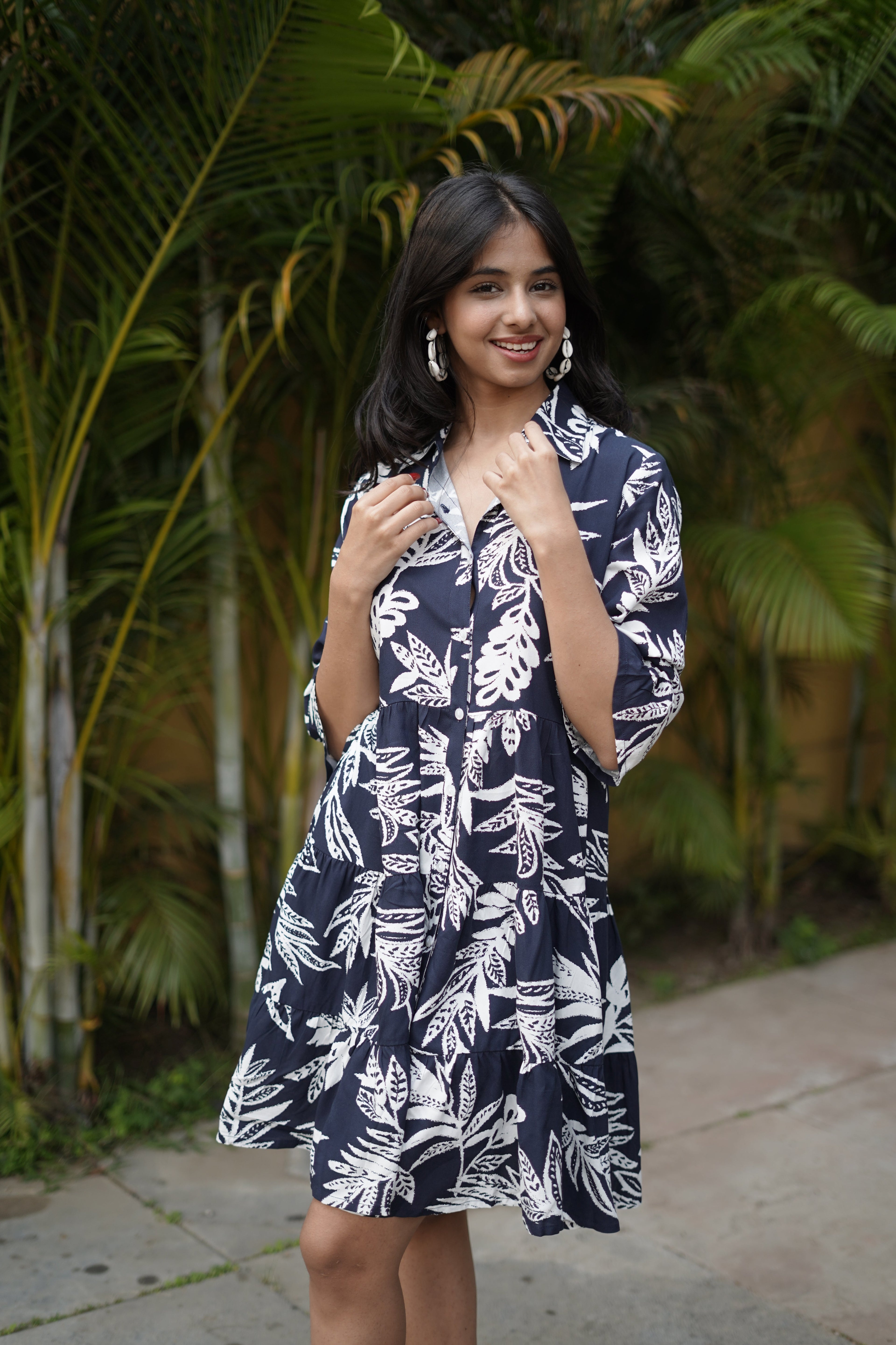 Timeless Navy Blue Dress