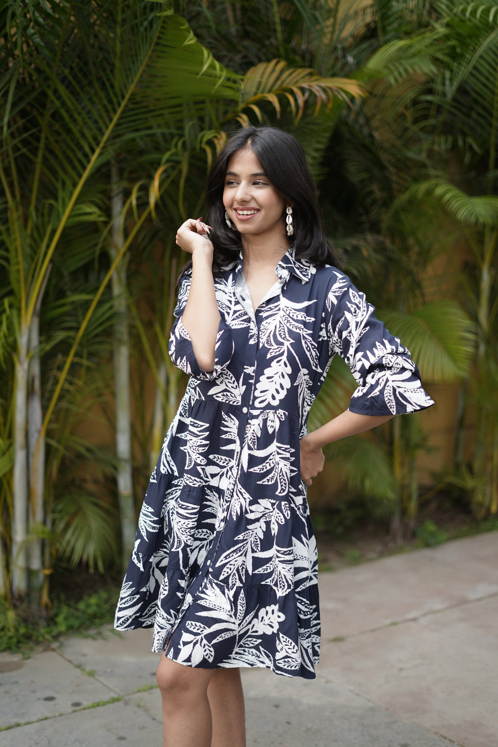 Timeless Navy Blue Dress