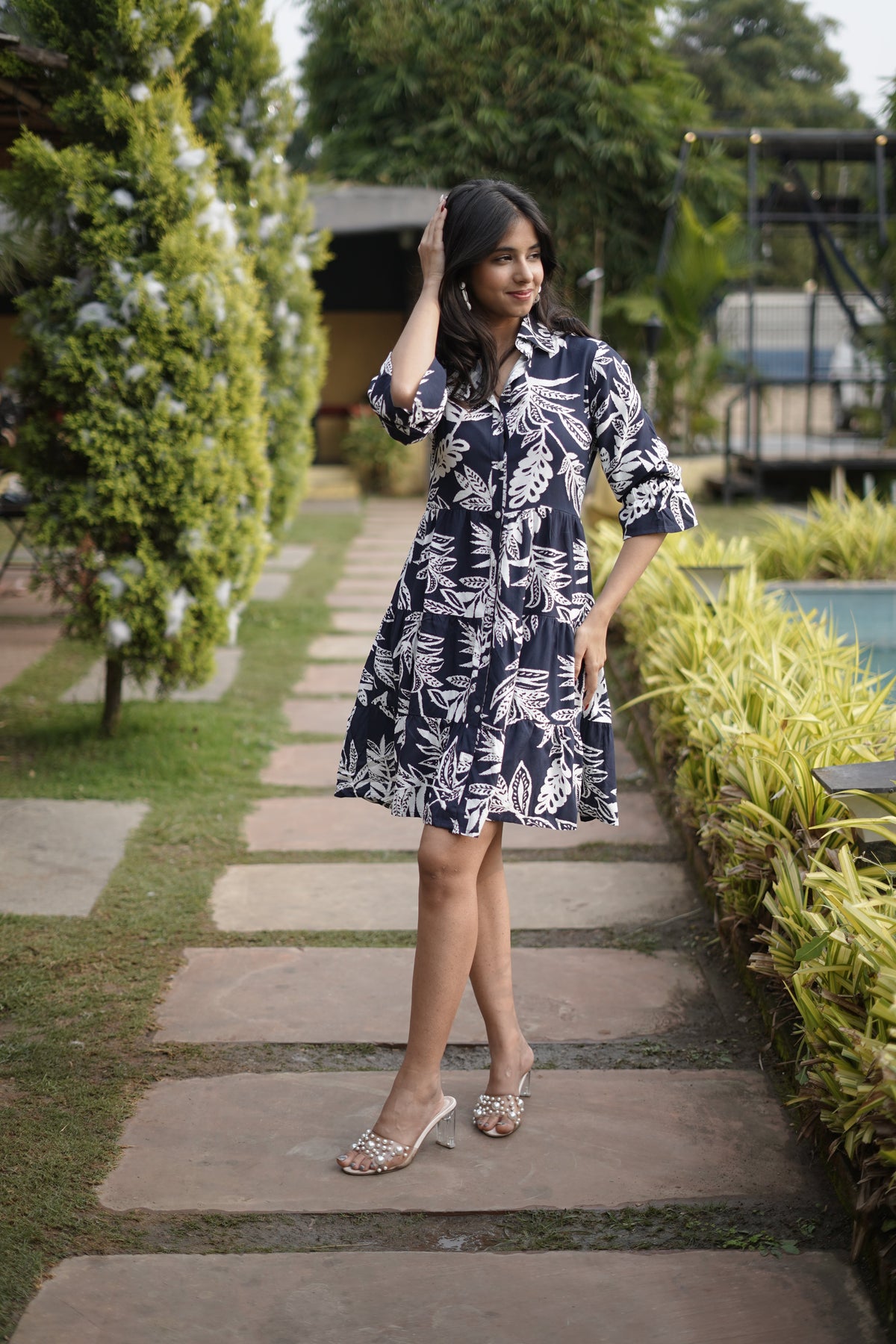 Timeless Navy Blue Dress