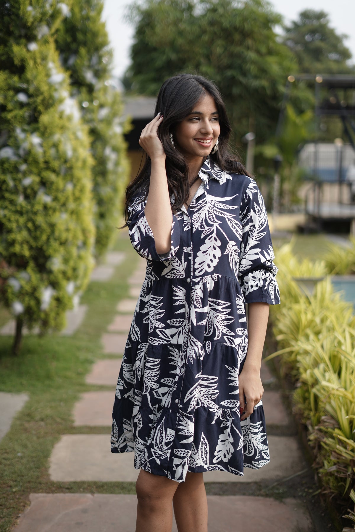Timeless Navy Blue Dress