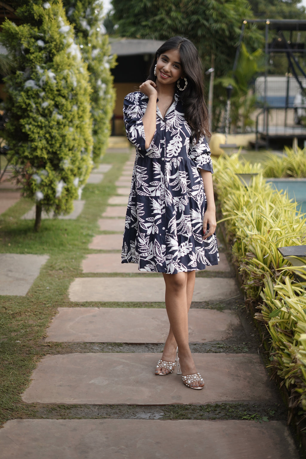 Timeless Navy Blue Dress