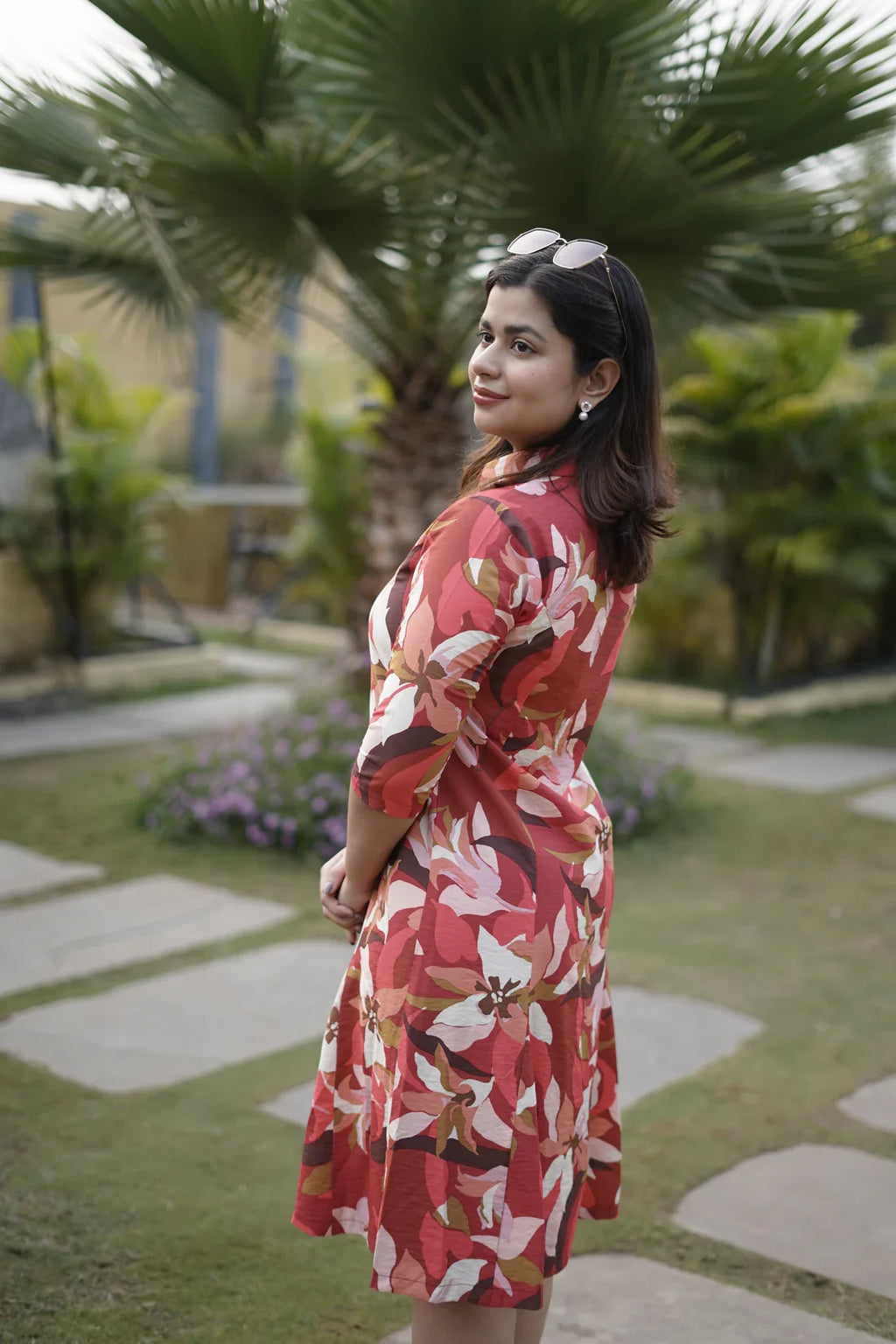 Classic Rayon Shirt Dress